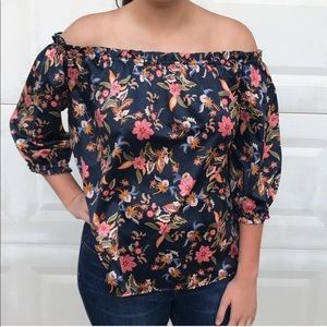 Off The Shoulder Silky Top